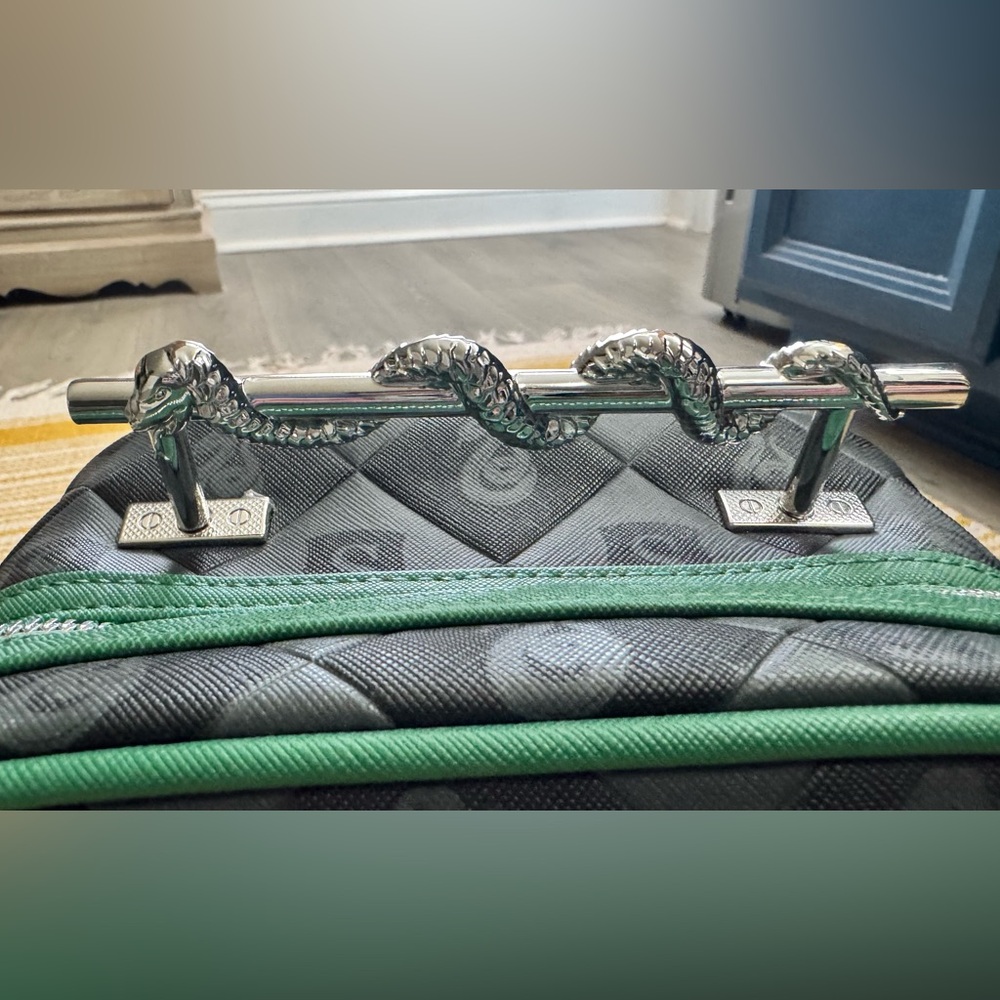 Loungefly Slytherin Backpack - Black and Green - Picture 3 of 5